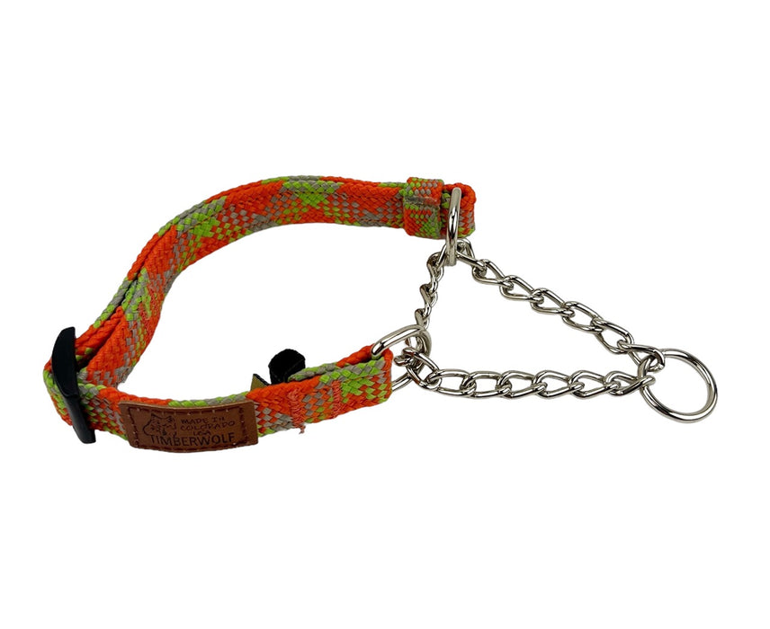 LEATHER HALF CHECK/CHOKE Whippet Dark Brown Dog Collar Large Fits LEATHER HALF CHECK/CHOKE Whippet Dark Brown Dog Collar Large Fits